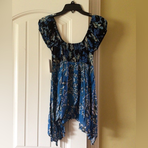🆕FREE PEOPLE BABYDOLL HAWAIIAN COMBO TOP(Sz. XS) - Picture 8 of 13